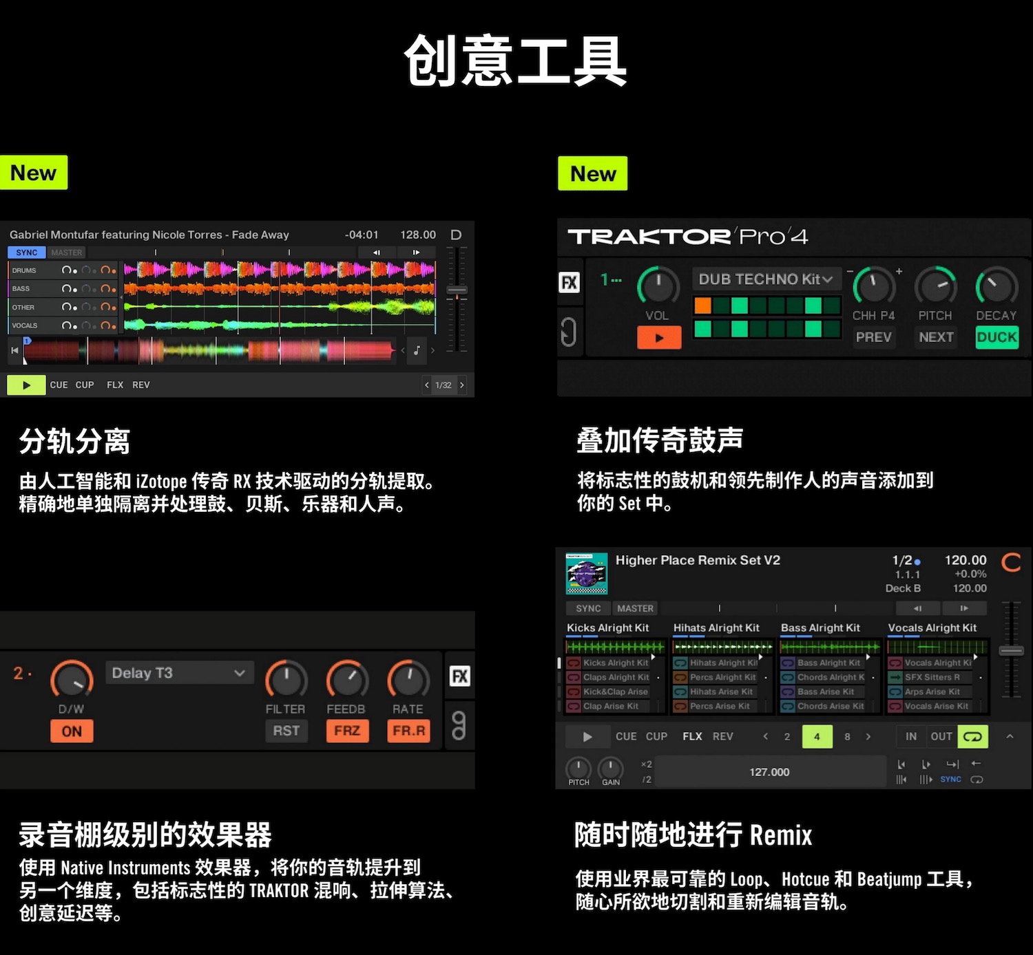 Traktor Pro 4 v4.3.0.7 自动对拍 DJ打碟软件 WIN+MAC 混音/搓碟