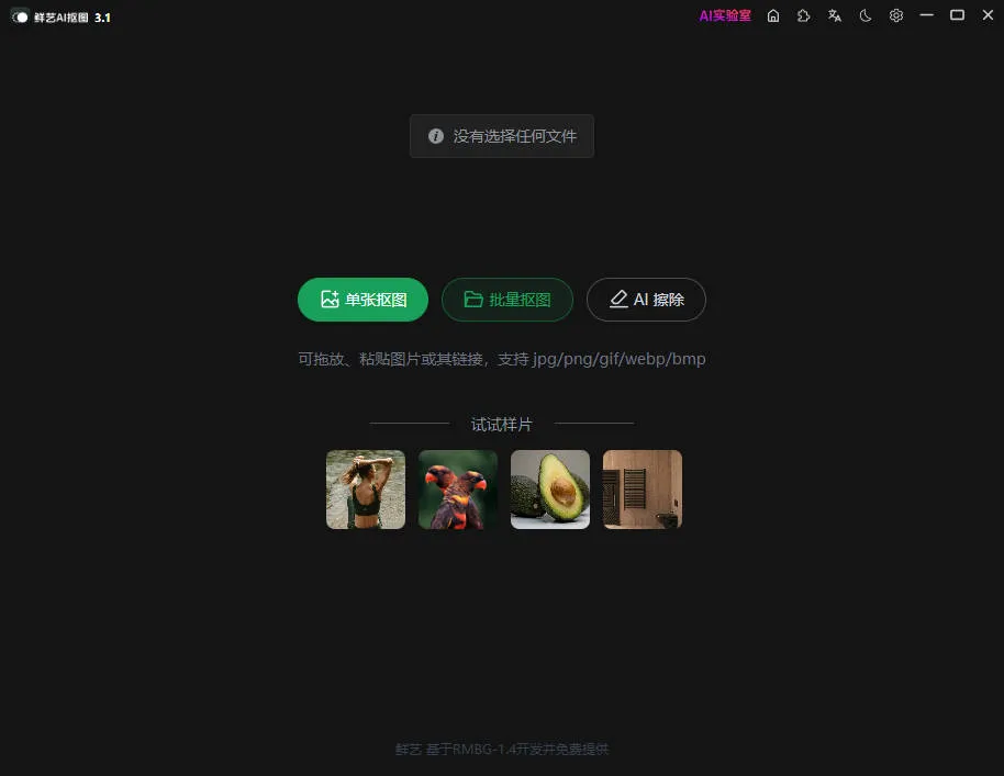 鲜艺 AI 抠图3.1 鲜艺 AI 抠图3.1