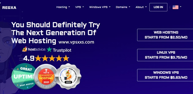 Regxa无限流量VPS：60美元/2年，新加坡/美国/加拿大/英国/法国/德国/波兰/澳大利亚机房，另有Windows VPS