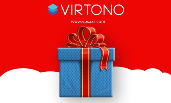 Virtono圣诞节首月五折：2美元/月，新增伦敦等机房，全球27机房可选，支持支付宝/Paypal