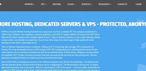 复活节促销：VSYS.host乌克兰/荷兰匿名抗投诉VPS四折：7美元/月，另有美国西雅图机房可选