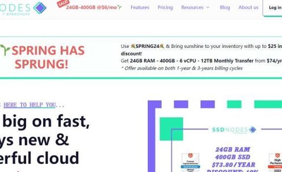 SSDNodes日本/新加坡/德国/加拿大/美国西雅图/洛杉矶/达拉斯/纽约高配KVM VPS，115美元/年，221美元/3年