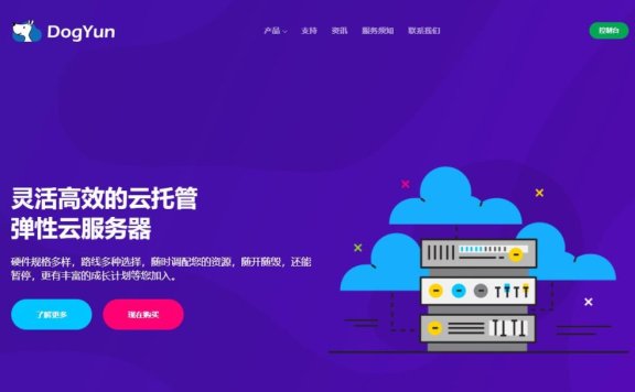 DogYun：全场动态云7折，经典云8折，每充100送10元，香港独立服务器月减100元
