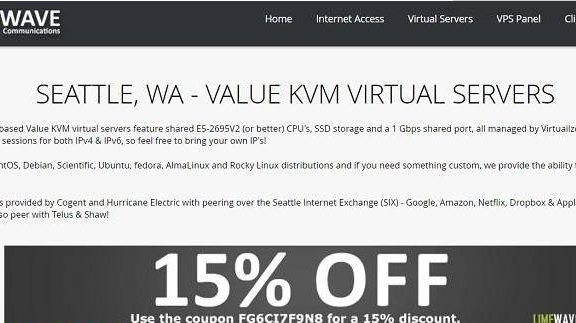 Limewave美国西雅图RYZEN VPS和E5 XEON VPS优惠15%，5.95美元/月起