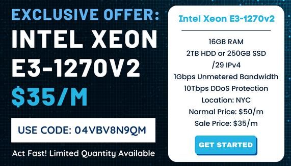 DediPath美国纽约E3-1270v2独服，原价50美元/月，闪售35美元/月，支持支付宝/Paypal