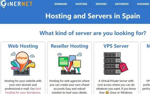 Ginernet西班牙VPS：AMD Ryzen 5000处理器/DDR5内存/KVM虚拟化/10Gbps带宽/39.95欧元/年