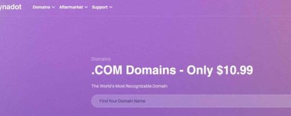 Dynadot 域名优惠码：.COM 域名注册 $7.88 美元，转入 $8.95 美元