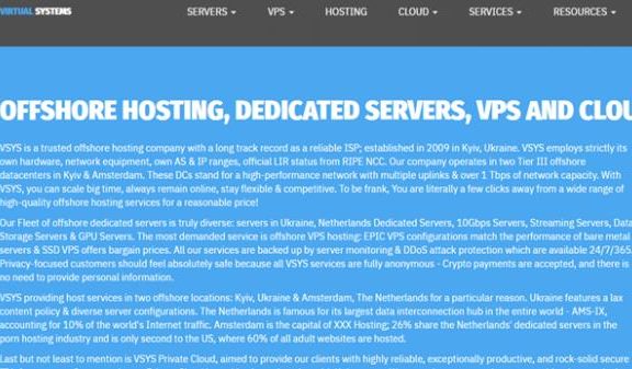 万圣节#VSYS.host乌克兰基辅抗投诉VPS四折：离岸匿名，无视DMCA，7美元/月起
