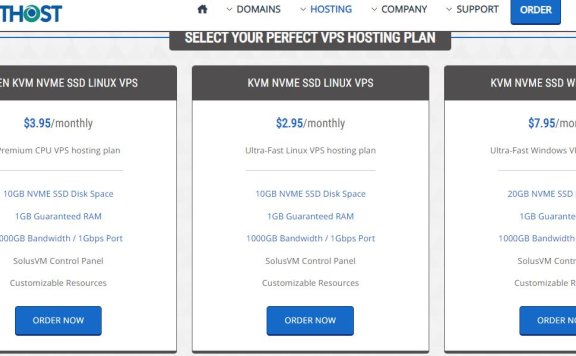 SmartHost：美国VPS/大硬盘存储VPS，2核2GB内存20 GB NVMe，1 Gbps@2 TB月流量，年付$19.95起