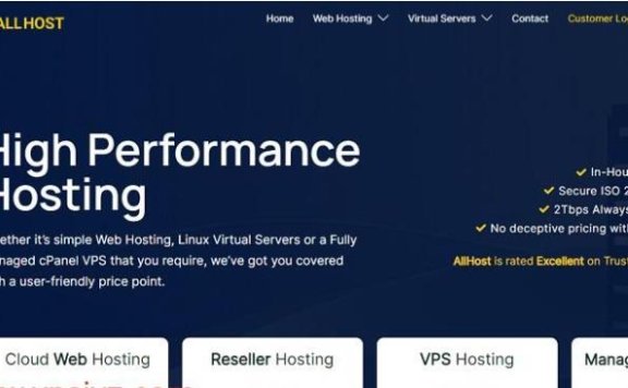 AllHost英国Ryzen 7900 VPS送双倍流量或双倍硬盘或双倍带宽,9.5英镑/季度起