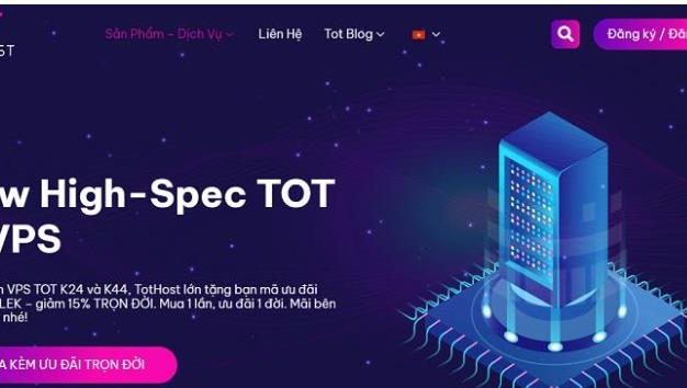 TotHost越南VPS：2核4G/40GB SSD/无限流量/100Mbps/7.04美元/月，支持支付宝/Paypal，可选Windows