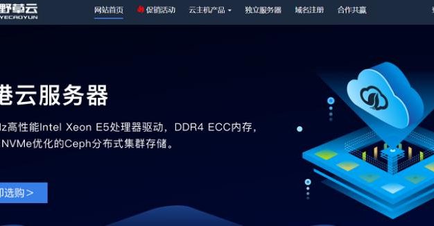 野草云12周年活动促销：香港AMD轻量VPS/香港物理服务器/AWS Lightsail，81元/年