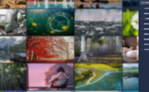 vue3 开发全自动壁纸采集源码