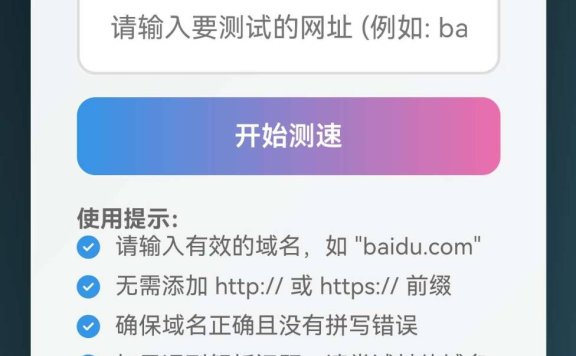 网站精准测速IP源码
