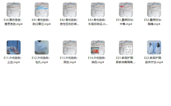 必备急救知识，听听真正的专业方法！上海交通大学:急救知识(全20讲)