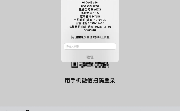 IOS网络授权验证系统